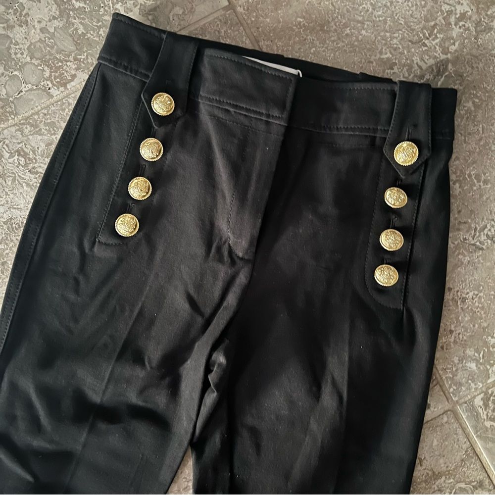 Derek Lam 10 Crosby Robertson High Waisted Crop Flare Pants, NWT, Size 4 - Picture 9 of 16